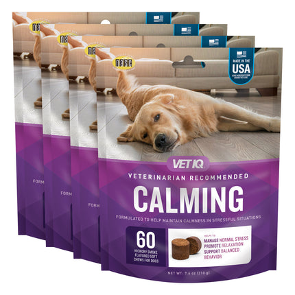 "Delicious Calming Hickory Smoke Soft Chews for Dogs - 240 Count for Relaxation & Enjoyment!"