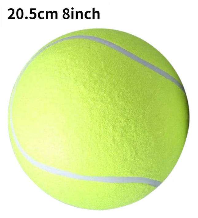 "Extra Large Dog Tennis Ball - Jumbo Chew Toy for Ultimate Fun & Training!"