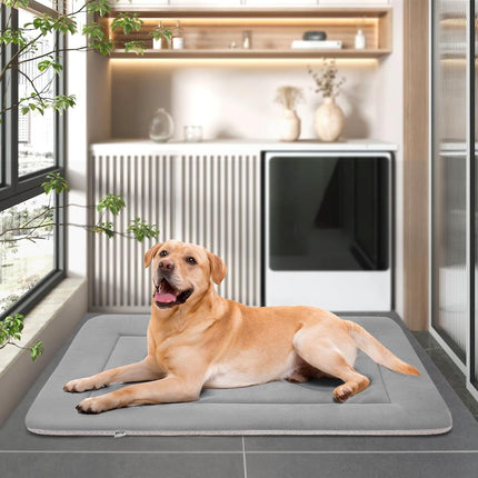 Large Dog Bed Soft Dog Crate Pad Mat 42 in Non-Slip Bottom Washable Dog Sleeping Mattress Pet Beds Cat Beds Kennel Pads