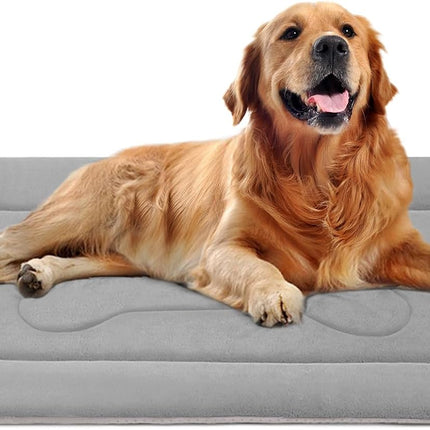 Large Dog Bed Soft Dog Crate Pad Mat 42 in Non-Slip Bottom Washable Dog Sleeping Mattress Pet Beds Cat Beds Kennel Pads