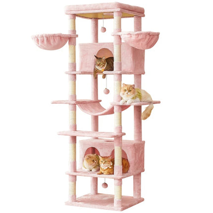 "Ultimate Cat Playground: Danniela 77.6'' Tall Cat Tree for Happy Felines!"