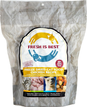 "Premium Freeze-Dried Raw Chicken Cat Food - 8 oz of Pure, Wholesome Nutrition!"