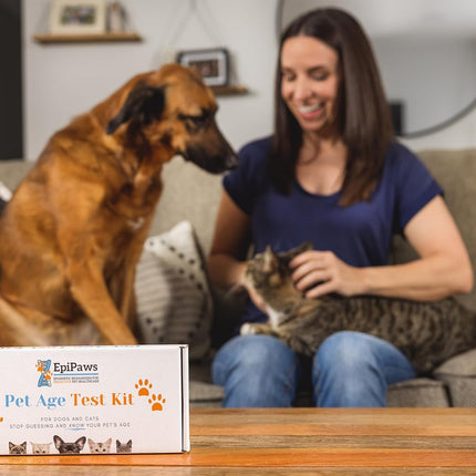 "Unlock Your Pet's Health: At-Home Age Test Kit for Dogs & Cats - Discover Wellness Insights & Life Stages with Epigenetic Testing!"