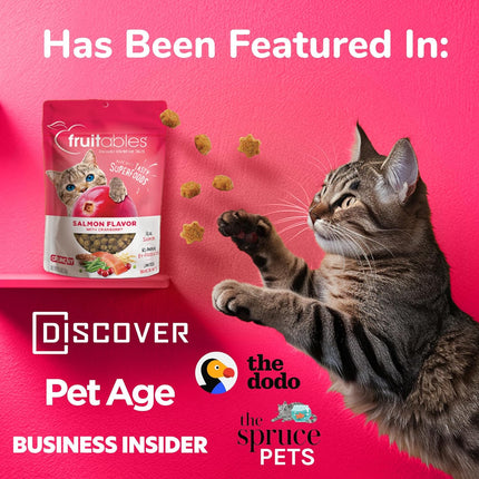 "Delicious Crunchy Cat Treats - Healthy Low-Calorie Tuna & Pumpkin Bites, Protein-Packed & Grain-Free - 2.5 Ounces"