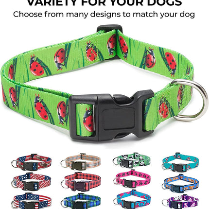 American Flag Dog Collar - Classic Design Available in Five Sizes (X-Large)