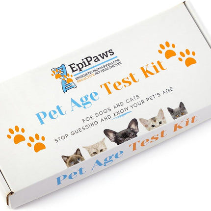 "Unlock Your Pet's Health: At-Home Age Test Kit for Dogs & Cats - Discover Wellness Insights & Life Stages with Epigenetic Testing!"