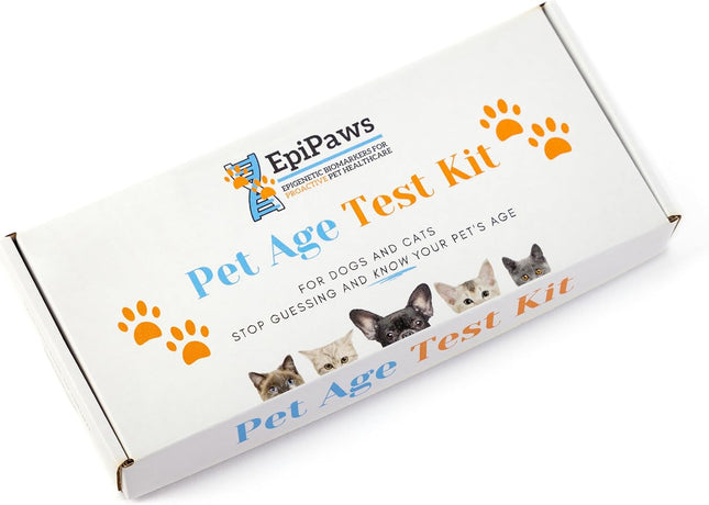 "Unlock Your Pet's Health: At-Home Age Test Kit for Dogs & Cats - Discover Wellness Insights & Life Stages with Epigenetic Testing!"