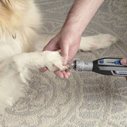 "Pawcontrol 7760-PGK Cordless Dog Nail Grinder & Trimmer - Safe, Rechargeable Grooming Tool for Dogs, Cats & Small Pets!"