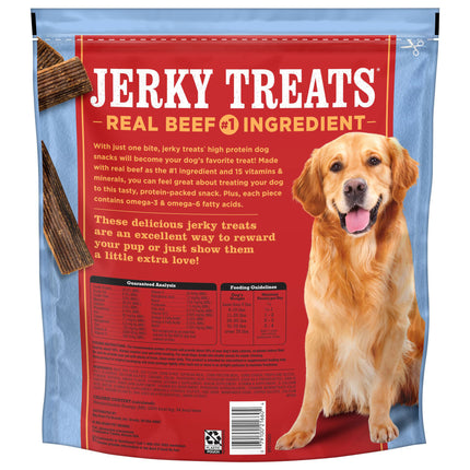 "Delicious Jerky Treats for Dogs - 60 Oz American Beef Snack Pack (2 Count)"