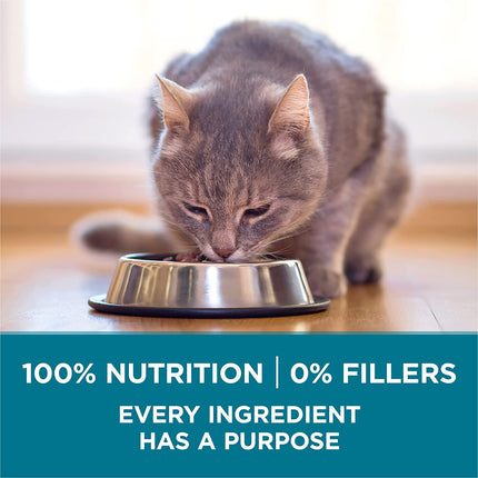 "Delicious Natural Dry Cat Food - Tender Selects Blend with Real Salmon, 7 lb Bag for Happy, Healthy Cats!"